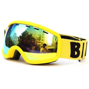 Kayak Goggles Kayak Goggles Snowboard Gözlük Çocuklar İçin Çift Katmanlı Sis Büyük Küresel Yüzey Erkek ve Kız Miyopya Kar Gözlükleri HKD230725