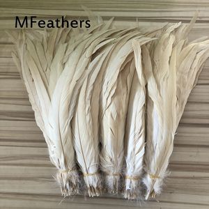 Other Hand Tools wholesale 100pcslot natural Beautiful Rooster feathers 30-35cm Raw white color chicken Feather diy handmade carnival decoration 230724