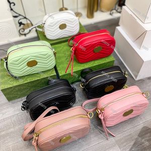 Genuine Leather Marmont handbags purse Women's Tote G Crossbody Bags Luxury Designer Shouder Bag Shopping Evening Camera Cases Cards Pocket