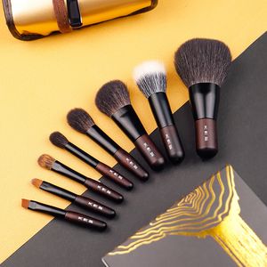 Инструменты макияжа MyDestiny Makeup Brush-8pcs Натуральные волосы высококачественные щетки для кистей, переносные коротки