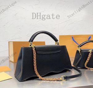 Luxuriöse, hochwertige Modedesigner-Tasche mit wellenförmigem Boden aus Rindsleder, personalisierte modische Schulterhandtasche, Mini-Pendlertasche mit großem Fassungsvermögen