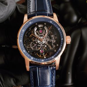 Hollow Out Herrenuhr, automatisches mechanisches Uhrwerk, Uhren, 41 mm, Saphir-Designer-Armbanduhren, Montre De Luxe, Geschenke für Männer