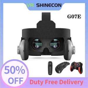 Smart Glasses New VR Shinecon Virtual Reality Glasses 3D For iPhone Android Smart Phone Smartphone Headset Helmet Goggles Casque Video Game HKD230725