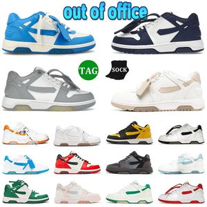 Out of Office Designer Mens Womens Tops Shoes Lemon Yellow White Walking Black Navy Blue Grey Pink Beige Plate-forme