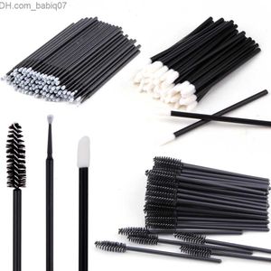 Makeup Smures 200pcs Mikro szczotka jednorazowa pędzel tusz do rzęs bawełniany wymaza oko czarny patyk kwiat aplikator tusz do rzęs pędzel narzędzie piękno Z230726