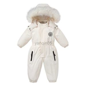 Down Coat IYEAL 2023New Winter Coat Children's Jacket For Baby Boys Girls Clothes Warm Kids Jumpsuit Waterproof Ski Suit Thicken Snow Wear HKD230725