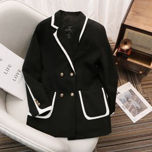 Blazer da donna firmato giacca giacca cappotti vestiti primavera serie reticolo britannico Top