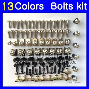 Suzuki GSXR600 GSXR750 01 02 03 GSXR 600 750 GSX R600 2001 2002 2003 Body Nuts Screws Nut Bolt KI251Tのフェアリングボルトフルスクリューキット