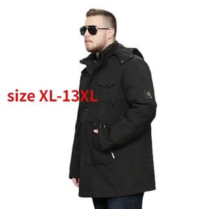 Women's Down Parkas New Arrival Fashion Down Jacket Men's Removable Liner Flexible Lining特大の厚い冬プラスサイズXL-11XL 13XL HKD230725