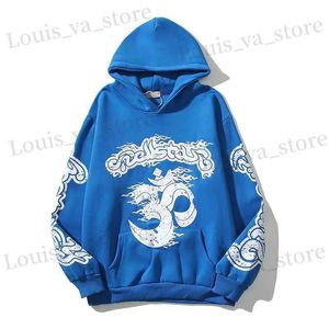 Erkek Hoodies Designer Hoodie Hellstar Erkekler Pullover Örümcek Çağ Yıldız Flaş Uzun Kollu Sokak Hip-Hop Sweatshirts Mavi Kırmızı Gri Siyah Beyaz Vintage Hoodios T230725