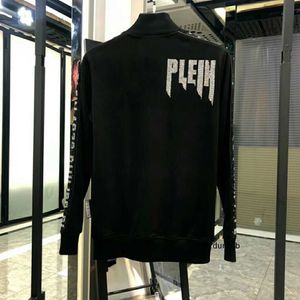 Hoodie plein pullover philipps personlighet björn lyx varumärke 81446 varm skalle tjocka rhinestone sweatshirt mäns hip-hop lösa karakteristik