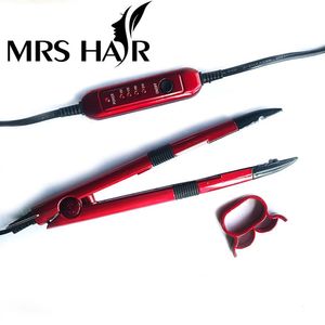 Anslutningar järnfusion håranslutningskontroll järn värme hår loof keratin för hårförlängningar verktyg keratin för hårfusion hårförlängningar 230724