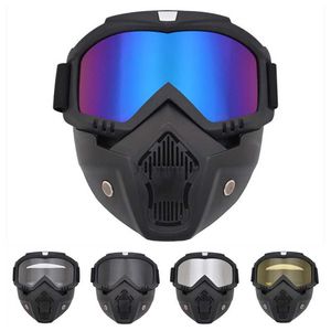 Ski Goggles Motocross Sport Eyewear Motorcycle Goggles Windproof Motorcycle Goggle Full Face Mask Masch Goggle Maszy Motorcycle Mask HKD230725