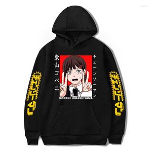 Erkek Hoodies Chainsaw Adam Anime Hip Hop Komik Kadınlar Unisex Hooded Sweatshirt Sıradan Pullover Harajuku