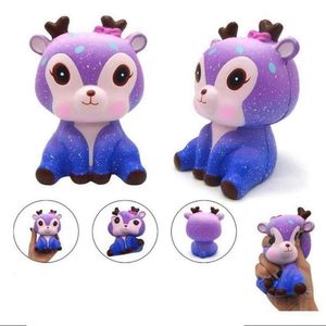 Squishy Kawaii Deer Cartoon Animal Squishies Lento Crescente Alívio do Estresse Squeeze Brinquedos Bola de Estresse Antiestresse Fidget para Presente Infantil 2283