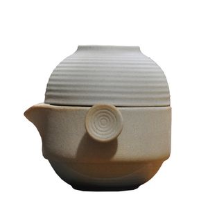 Tea Cups Chinese Kung Fu Set 1 TEAPOT TEACUPS Rese Ceramic Pottery for Teaware Outdoor of Ceremony 230724