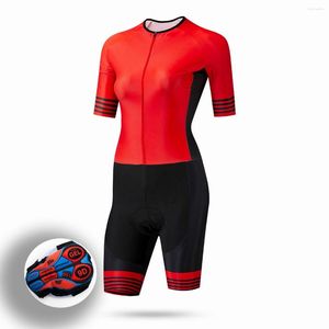 Conjuntos de corrida Triatlo Bicicleta Estrada Roupas Esportivas Ciclismo Conjunto Feminino Impressão Sublimada Bicicleta Desgaste Vestuário Uniformes Roupas Esportivas