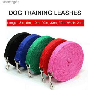 Trela para treinamento de cães Coleira de náilon para animais de estimação Pequenos e médios Cães Gatos Cachorros Caminhada Correr Suprimentos para animais de estimação 1,5M 1,8M 3M 4,5M 7M 10M 15M L230620