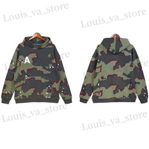 Designer vinter män hoodies pullover bläckputtande långärmad kvinna kläder gata retro bokstav casual par hooded hip hop tryckt kvalitet tröja t230814