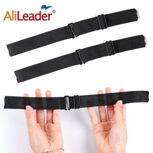 Perückenkappen Alileader 50-100PCS Großhandelspreis Einstellbare Nylon Höchste Elastische Bänder Für Perücken Machen Perücken Kappen Haar Net Perücken Machen werkzeuge 230724