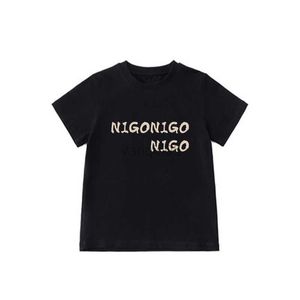 Casaco de penas NIGO Camiseta infantil de verão estampada com letra #nigo31652 HKD230725