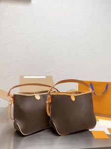 2023 Bags Tote Women Bucket Shopping Classic Pattern Handbag Crossbody High Quality Leather Messenger Designer Lady Wallet 1027