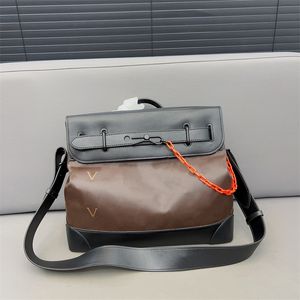 Designer Mens Tote Bags Leather Laptop Bag Briefcase STEAMER Big For Man Women Fashion Crossbody Computer Bag Handbag