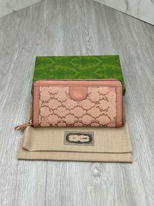 Designerskie torby kobiety skórzane portfele metalowy fold portfel haftowa litera różowa długie worki sprzęgła monety lady torebki słynne marka torebki żeńskie torby na ramię