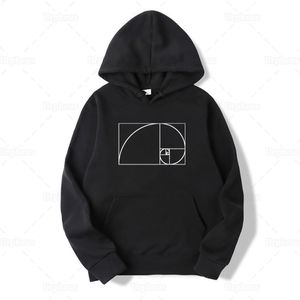 Men's Hoodies Sweatshirts Golden Ratio Fibonacci Print Hoodie Funny Design Science Math Engineering Sweatershirt 230724