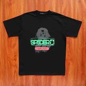 Tasarımcı moda giyim hip hop tees tshirts genç haydut yıldızının aynı sp5der 5555555 yeniden birleşme tee erkek ve kadın pamuk kısa kollu tişört