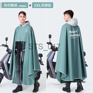 Capa de chuva bateria elétrica carro capa de chuva para homens e mulheres longo corpo inteiro motocicleta capa de chuva para adultos poncho x0724