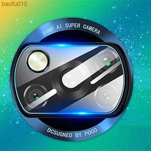 Screen Protective Glass For Xiaomi Poco X3 NFC Poco phone F1 Tempered Protector Camera Lens Film on Pocox3 X 3 Pro F M F3 M3 L230619