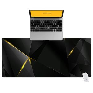Złoty i szary biurowe biurko biurka stołowa klawiatura Big Mouse Pad Laptop Podusza biurka bez poślizgu mata hamerowa mata