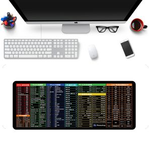 Vibrato Explosion Super Lock PSD Excel Funktion Vanlig genväg Key Game Mouse Pad Desk Pad