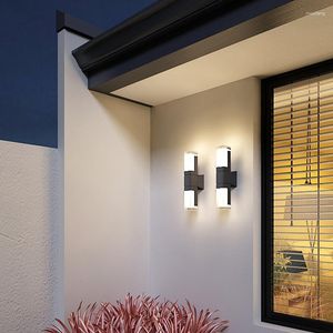 Vägglampa nordiskt led utomhus inomhus sovrum sovrum vardagsrum sconce korridor loft trappor belysning fixtur aluminium