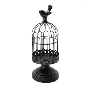 Держатели свечей держатели свадебная декоративная карта Tealight Birdcage Metal Holde Gif