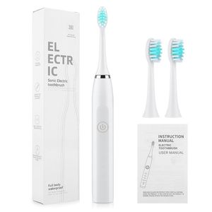 spazzolino sonico elettrico di ricambio per spazzolini da denti per adulti set di spazzolini elettrici portatili protettivi e puliti ad ultrasuoni