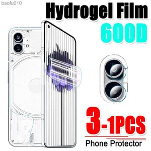 Hydrogel Film For Nothing Phone (1) Screen Gel Protector/Back Cover Safety Film/Cam Glass For Nothing Phone1 Phone 1 One 6.55" L230619