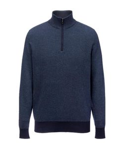 Men Sweaters Loro Piana Turtle Neck Winter Long Sleeve Business Casual Sweater Pullovers Beign Blue
