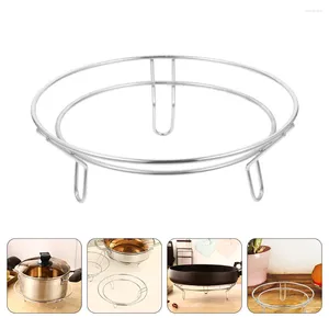 Tigelas de aço inoxidável pote rack mesa superior grill multi-função wok multifuncional refrigeração vapor fio cozinhar pan trivet doméstico