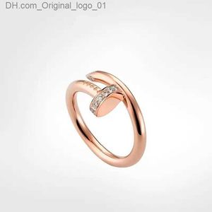 Band Rings Explosive Aristocrats Designer Ring silver Nail Love Band Ring stones design Screw jewelry Couple Lover Silver Gold Rings With Original Z230725