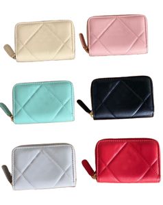 Ladies classic rhombus short wallet caviar long wallet fashion casual coin purse 18250z