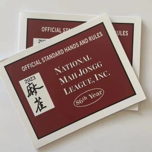 wholesale National Mah Jongg Card Mahjongg League2023 Large Size Card Hands And RulesOfficial Mahjong Cards ForAdult