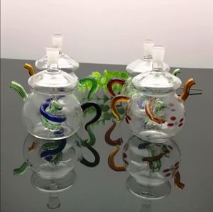 Glass Pipes Smoking blown hookah Manufacture Hand-blown bongs Classic Teapot Glass Water Smoke Bottle