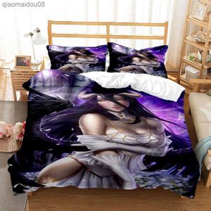 Sexy anime schönheit Digital Print Polyester Bettwäsche Sets Kind Kinder Abdeckungen Jungen Bettwäsche Set für Teenager bettwäsche set L230704