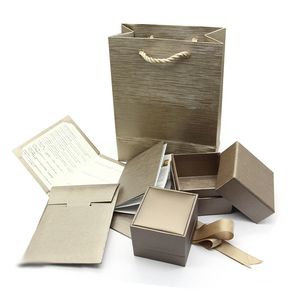 Mode braun Farbe B Brief Armband/Halskette/Ring original orange Box Box Taschen Schmuck Geschenkbox zur Auswahl