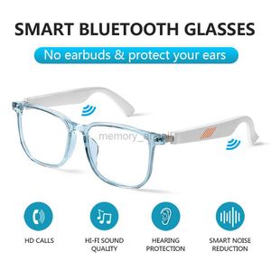 Smart Glasses Wireless Bluetooth Smart Glasses 5.0 Tws Call Music Hearset Glasses Заменяемые линзы Антинейно-голубые голубые спортивные спортивные спортивные спорт HKD230725