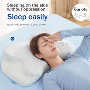 Ball Caps Memory Foam Bed Pillow Neck Pain Sleeping With Embroidered PillowSoft