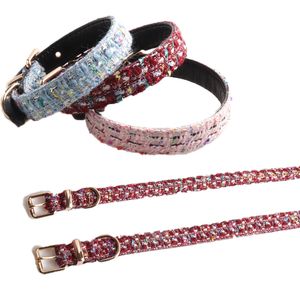 Fashionabla Noble Cortex Cat Collars Classic Pet Collar inomhus utomhus hållbar schnauzer persisk katt teddy