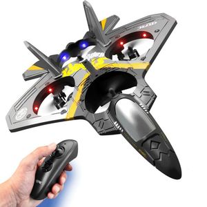 航空機モドルV17重力センシングRC飛行機グライダーラジオコントロールヘリコプターEPPフォームリモート制御飛行機のおもちゃ230724